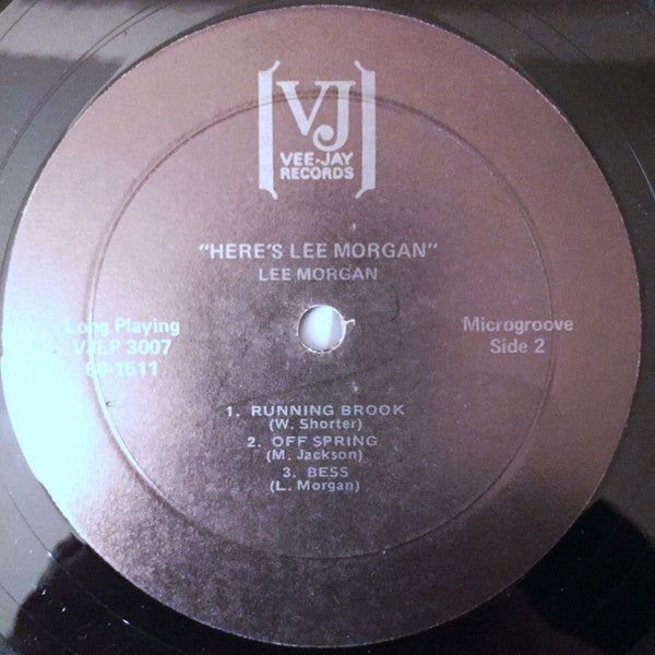 Lee Morgan - Here's Lee Morgan (Vinyl, LP, Album, Stereo) Very Good (VG) / Very Good (VG)