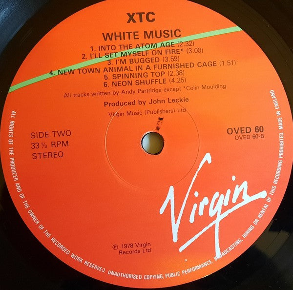 XTC - White Music (Vinyl, LP, Album, Reissue) Good Plus (G+) / Good Plus (G+)
