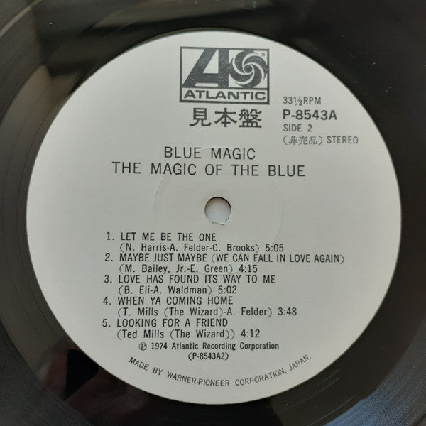Blue Magic - The Magic Of The Blue (Vinyl, LP, Album, Promo) Very Good (VG) / Good (G)