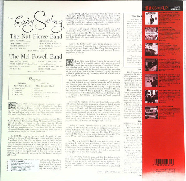 The Nat Pierce Bandstand - Easy Swing (Vinyl, LP, Compilation, Reissue, Mono) Very Good Plus (VG+) / Very Good Plus (VG+)