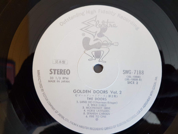 The Doors - Golden Doors Vol.2 (Vinyl, LP, Compilation, Promo, Stereo) Very Good Plus (VG+) / Good Plus (G+)