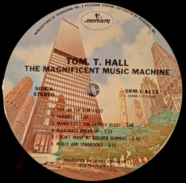 Tom T. Hall - The Magnificent Music Machine (Vinyl, LP, Album, Stereo) Very Good (VG) / Very Good (VG)