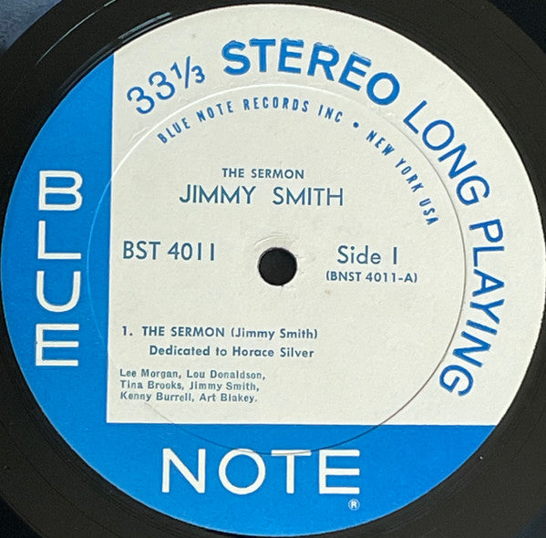 Jimmy Smith - The Sermon (Vinyl, LP, Album, Repress, Stereo) Very Good Plus (VG+) / Very Good Plus (VG+)