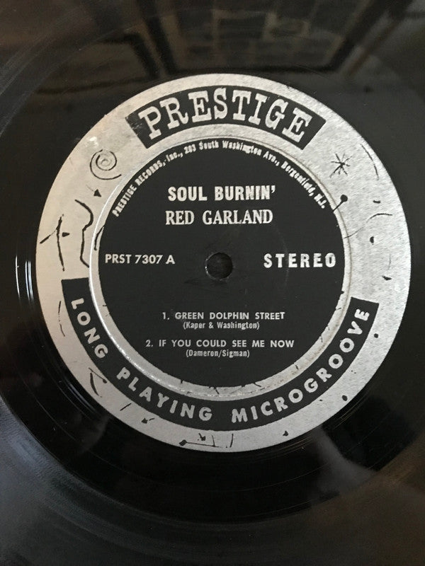 Red Garland - Soul Burnin' (Vinyl, LP, Album, Stereo) Good Plus (G+) / Good Plus (G+)
