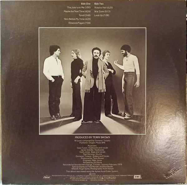 The Domenic Troiano Band - The Joke's On Me (Vinyl, LP, Album) Very Good Plus (VG+) / Very Good Plus (VG+)