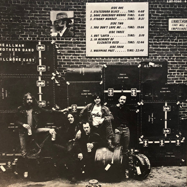 The Allman Brothers Band - The Allman Brothers Band At Fillmore East (2xVinyl, LP, Album, Stereo) Near Mint (NM or M-) / Very Good Plus (VG+)