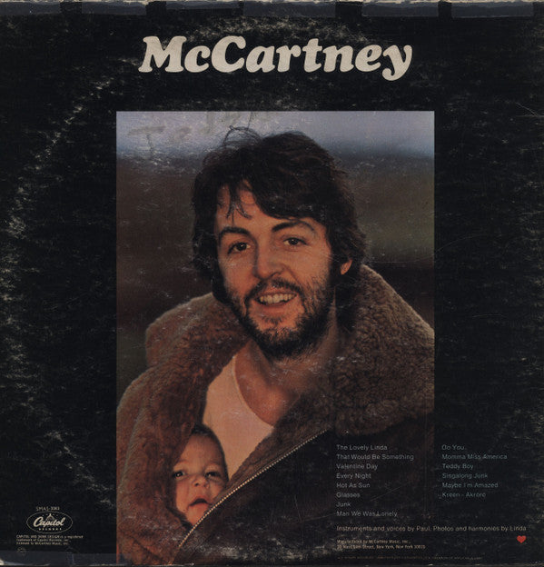 Paul McCartney - McCartney (Vinyl, LP, Album, Reissue, Stereo) Very Good (VG) / Very Good (VG)