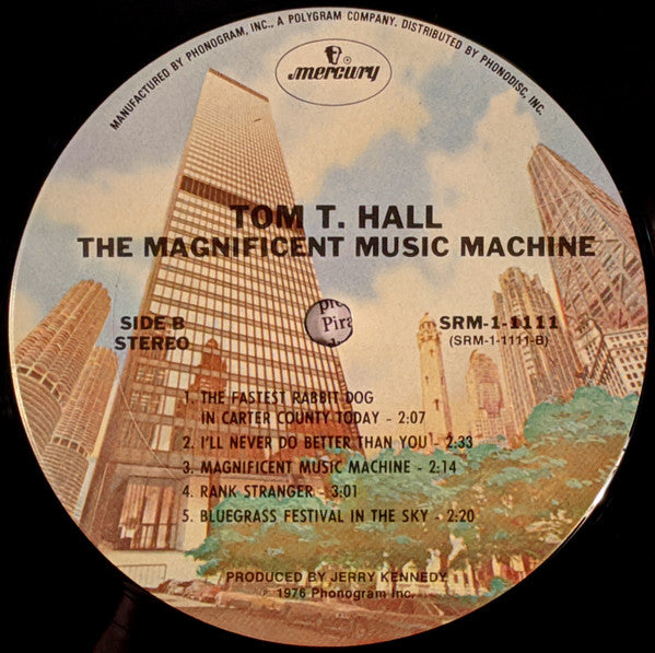 Tom T. Hall - The Magnificent Music Machine (Vinyl, LP, Album, Stereo) Very Good (VG) / Very Good (VG)