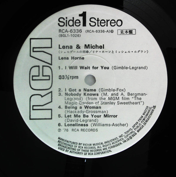 Lena Horne - Lena & Michel (Vinyl, LP, Promo) Near Mint (NM or M-) / Near Mint (NM or M-)