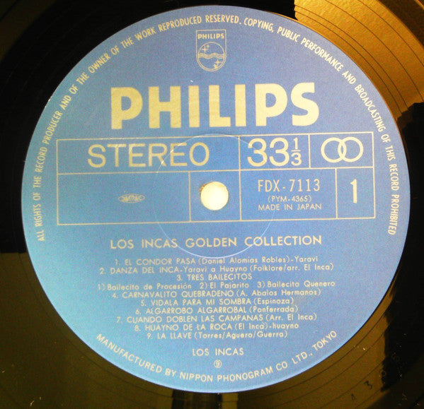 Los Incas - Golden Collection (Vinyl, LP, Compilation)