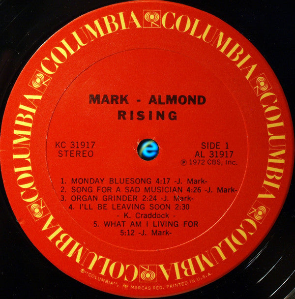 Mark-Almond - Rising (Vinyl, LP, Album, Reissue, Stereo) Good Plus (G+) / Good Plus (G+)