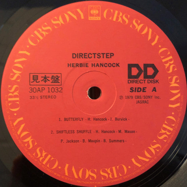 Herbie Hancock - Directstep (Vinyl, LP, Album, Promo) Very Good Plus (VG+) / Very Good Plus (VG+)