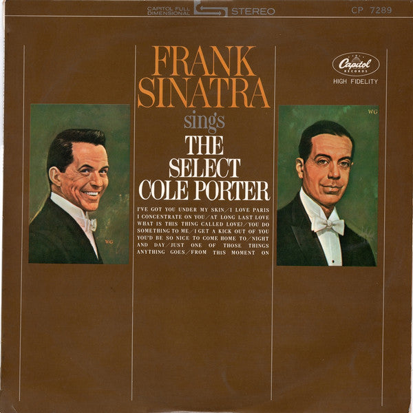 Frank Sinatra - Sings The Select Cole Porter (Vinyl, LP, Compilation, Stereo) Very Good Plus (VG+) / Very Good (VG)