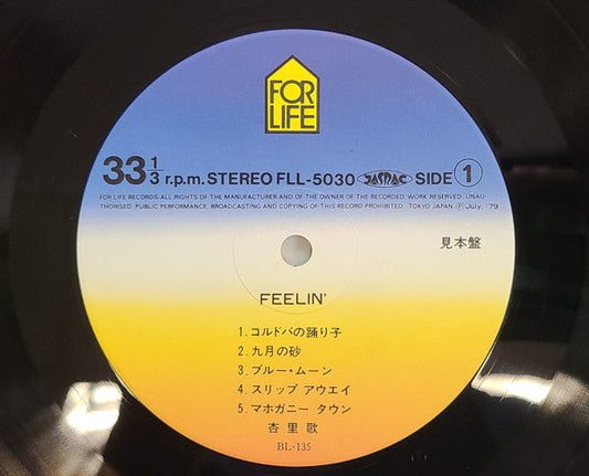 Anri (2) - Feelin' (Vinyl, LP, Album, Promo, Stereo) Very Good Plus (VG+) / Very Good (VG)