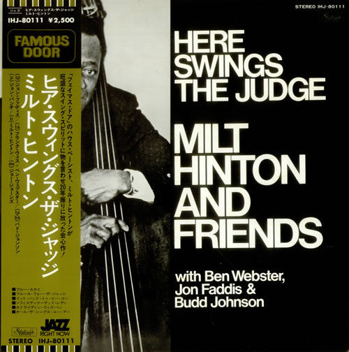Milt Hinton And Friends - Here Swings The Judge (Vinyl, LP, Album, Reissue, Stereo) Very Good Plus (VG+) / Very Good Plus (VG+)