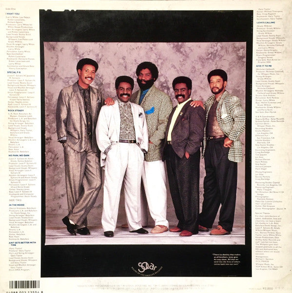 The Whispers - Just Gets Better With Time (Vinyl, LP, Album) Very Good Plus (VG+) / Very Good (VG)