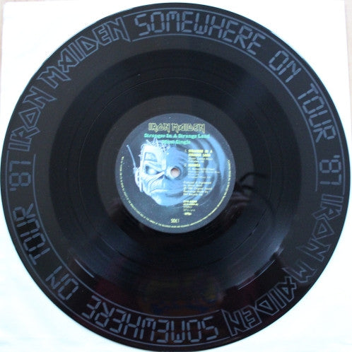 Iron Maiden - Stranger In A Strange Land (Vinyl, 12", 33 ⅓ RPM, Maxi-Single, Etched) Near Mint (NM or M-) / Very Good Plus (VG+)