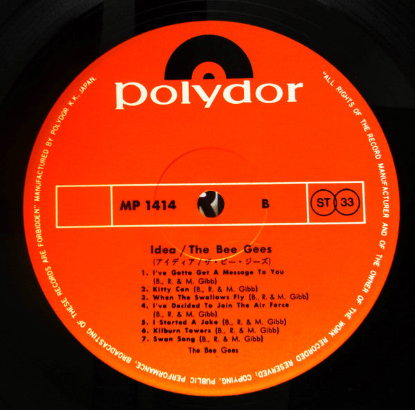 Bee Gees - Idea (Vinyl, LP, Album, Stereo) Very Good (VG) / Very Good (VG)