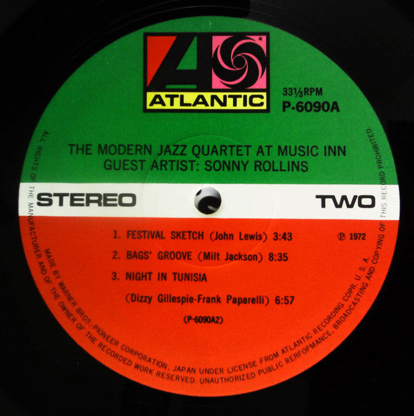 The Modern Jazz Quartet - The Modern Jazz Quartet At Music Inn —  V...