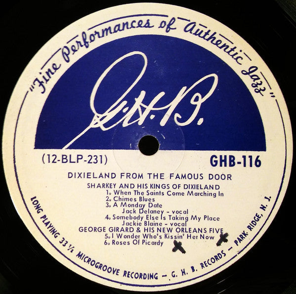 Various - Dixieland From The Famous Door (Vinyl, LP, Reissue) Very Good (VG) / Very Good (VG)