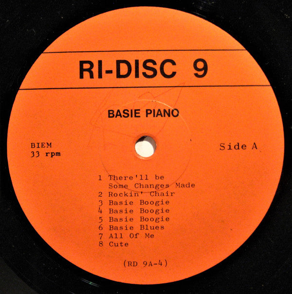 Count Basie - Basie Piano (Vinyl, LP, Compilation) Very Good Plus (VG+) / Very Good (VG)