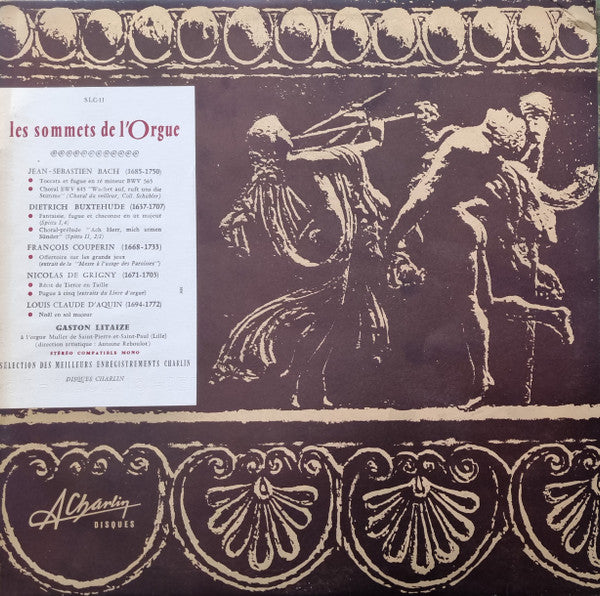 Johann Sebastian Bach - Les Sommets De L'Orgue (Vinyl, LP, Album, Reissue, Stereo) Very Good Plus (VG+) / Very Good (VG)