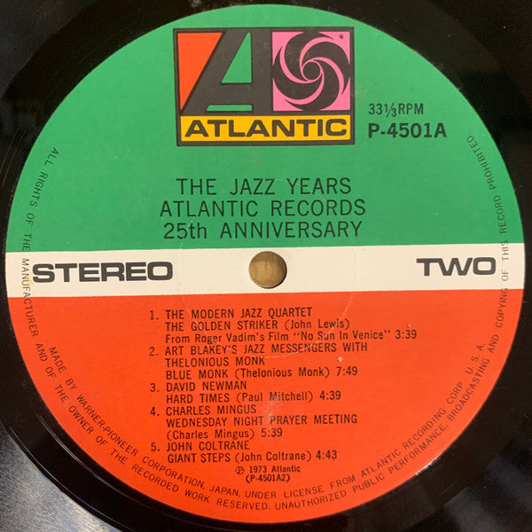 Various - The Jazz Years 25th Anniversary (2xVinyl, LP, Compilation) Very Good Plus (VG+) / Very Good Plus (VG+)