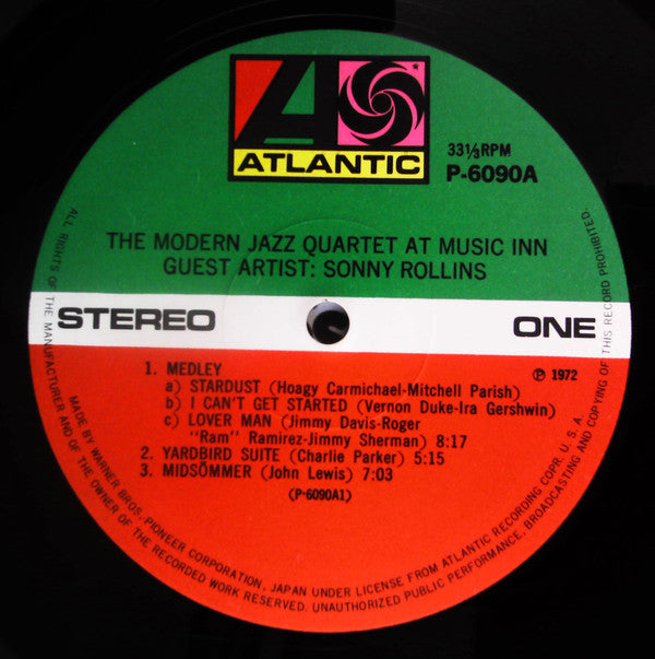The Modern Jazz Quartet - The Modern Jazz Quartet At Music Inn —  V...