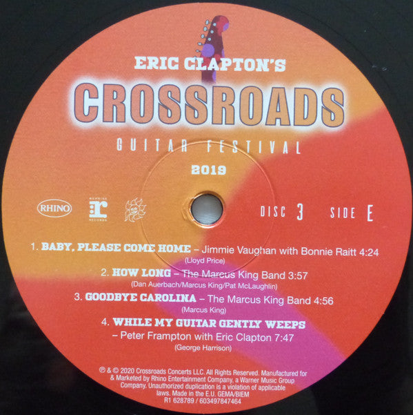 Eric Clapton - Eric Clapton's Crossroads Guitar Festival 2019 (6xVinyl, Box Set, LP, Compilation, Stereo) Mint (M) / Mint (M)