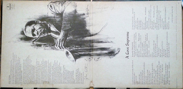 John Coltrane - A Love Supreme (Vinyl, LP, Album, Stereo, Reissue) Very Good Plus (VG+) / Very Good (VG)