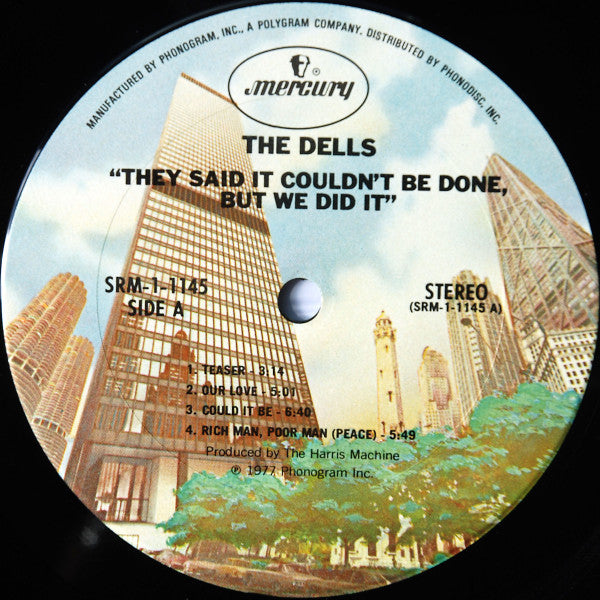 The Dells - They Said It Couldn't Be Done, But We Did It! (Vinyl, LP, Album, Stereo) Very Good (VG) / Very Good (VG)