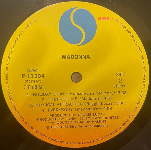 Madonna - Madonna (Vinyl, LP, Album) Very Good Plus (VG+) / Very Good Plus (VG+)