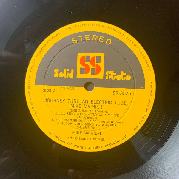 Mike Mainieri - Journey Thru An Electric Tube (Vinyl, LP, Album) Very Good Plus (VG+) / Good (G)