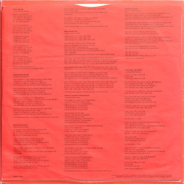 The Beatles - 1962-1966 (2xVinyl, LP, Album, Compilation, Repress, Stereo) Very Good (VG) / Very Good Plus (VG+)