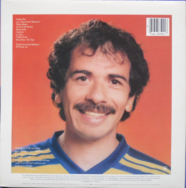 Carlos Santana - The Swing Of Delight (Vinyl, LP, Album, Stereo)
