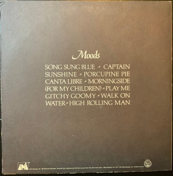 Neil Diamond - Moods (Vinyl, LP, Album) Good Plus (G+) / Very Good (VG)