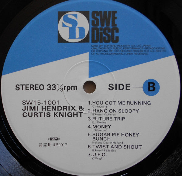 Jimi Hendrix - Jimi Hendrix & Curtis Knight (Vinyl, LP, Album, Stereo) Very Good (VG) / Good Plus (G+)