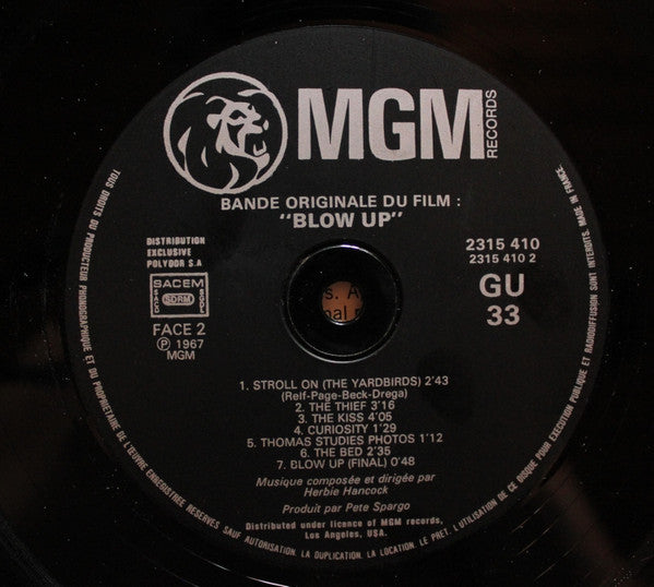 Herbie Hancock - Blow-Up (The Original Sound Track Album) (Vinyl, LP, Album, Reissue) Near Mint (NM or M-) / Very Good Plus (VG+)