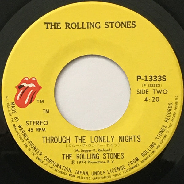 The Rolling Stones - It's Only Rock 'N' Roll (Vinyl, 7", 45 RPM, Single) Very Good (VG) / Very Good (VG)
