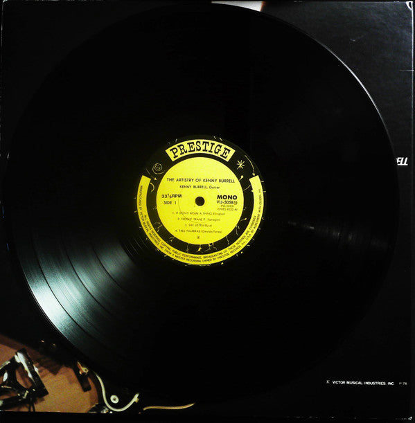 Kenny Burrell - The Artistry Of Kenny Burrell (2xVinyl, LP, Compilation, Mono) Very Good Plus (VG+) / Very Good Plus (VG+)