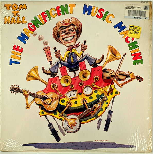 Tom T. Hall - The Magnificent Music Machine (Vinyl, LP, Album, Stereo) Very Good (VG) / Very Good (VG)
