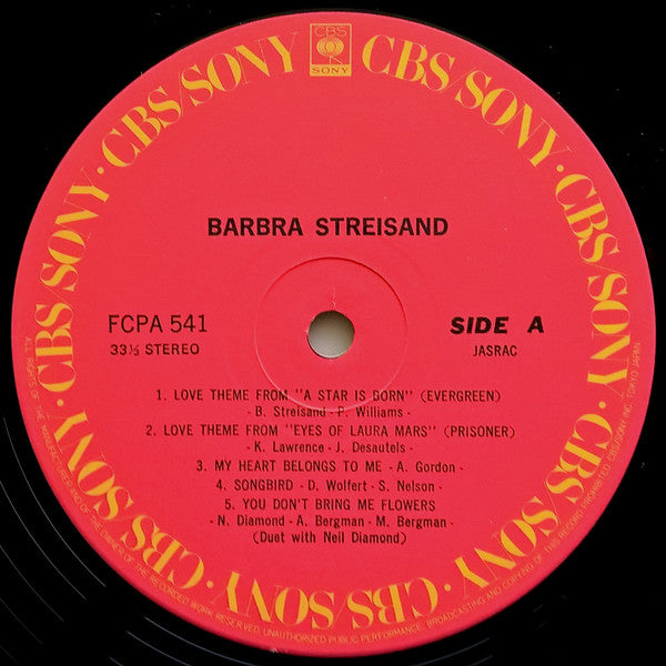 Barbra Streisand - Barbra Streisand's Greatest Hits - Volume 2 (Vinyl, LP, Compilation, Club Edition) Very Good (VG) / Very Good (VG)