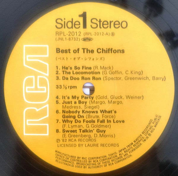 The Chiffons - Best Of The Chiffons (Vinyl, LP, Compilation, Stereo) Good Plus (G+) / Very Good (VG)