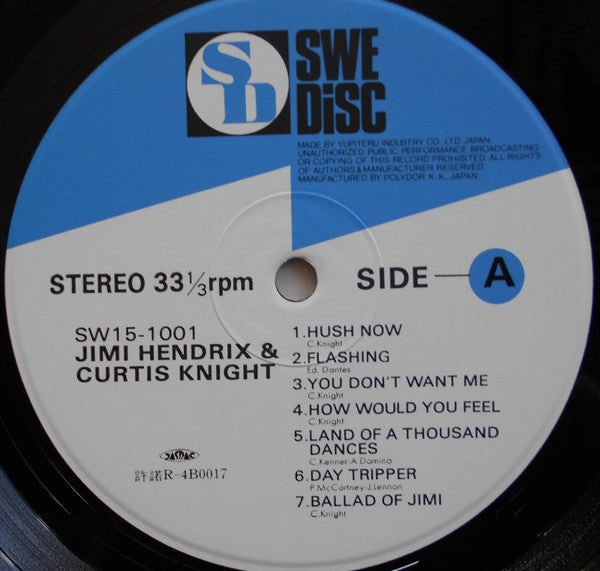Jimi Hendrix - Jimi Hendrix & Curtis Knight (Vinyl, LP, Album, Stereo) Very Good (VG) / Good Plus (G+)