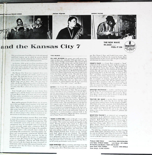 Count Basie And The Kansas City Seven - Count Basie And The Kansas ...