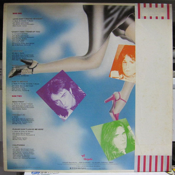 The Babys - Head First (Vinyl, LP, Album, Promo) Near Mint (NM or M-) / Very Good Plus (VG+)