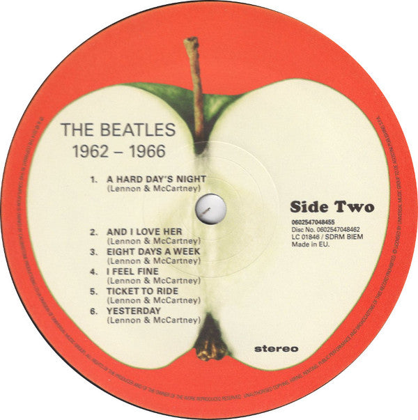 The Beatles - 1962-1966 (2xVinyl, LP, Compilation, Reissue, Remastered, Stereo) Very Good Plus (VG+) / Very Good Plus (VG+)