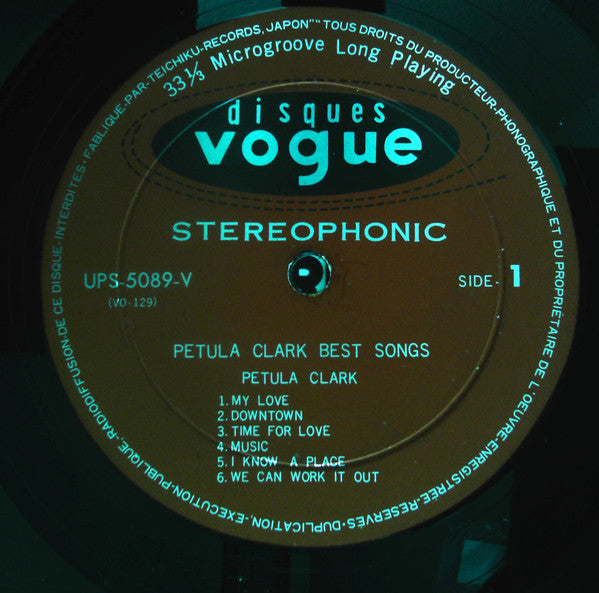 Petula Clark - Petula Clark Best Songs (Vinyl, LP, Compilation, Stereo) Very Good (VG) / Very Good (VG)