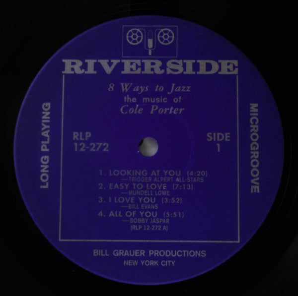 Various - 8 Ways to Jazz - The Music Of Cole Porter (Vinyl, LP, Compilation, Mono) Very Good Plus (VG+) / Very Good Plus (VG+)