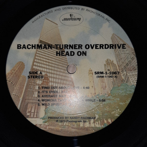 Bachman-Turner Overdrive - Head On (Vinyl, LP, Album, Stereo, Mono) Very Good (VG) / Very Good (VG)